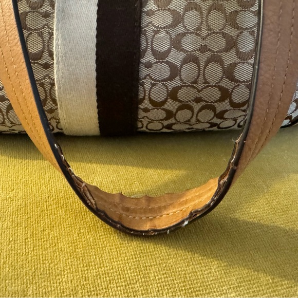 Coach Voyager Signature Multifunction Tote Diaper Bag Fabric and Leather - Picture 5 of 5